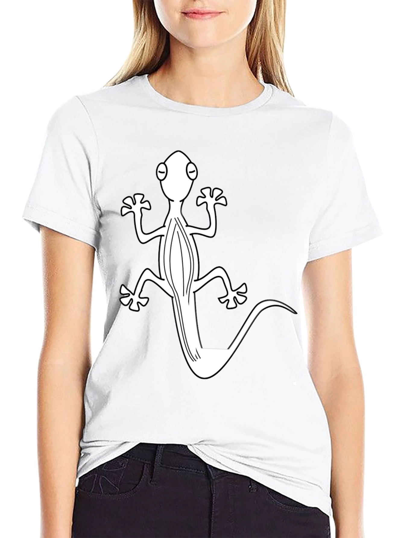 Gecko Graphic Tee - Cool Reptile Design T-Shirt