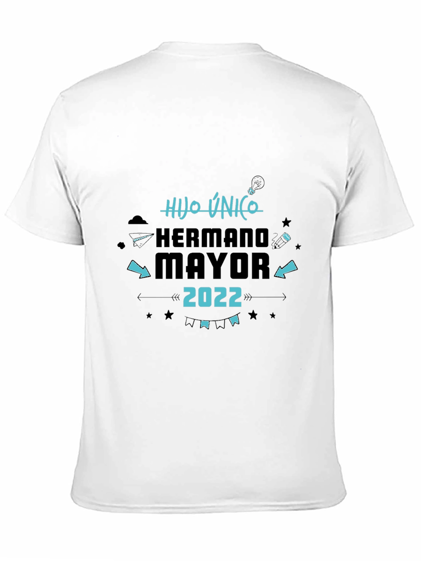 Hijo Unico Hermano Mayor 2022 Black T-Shirt