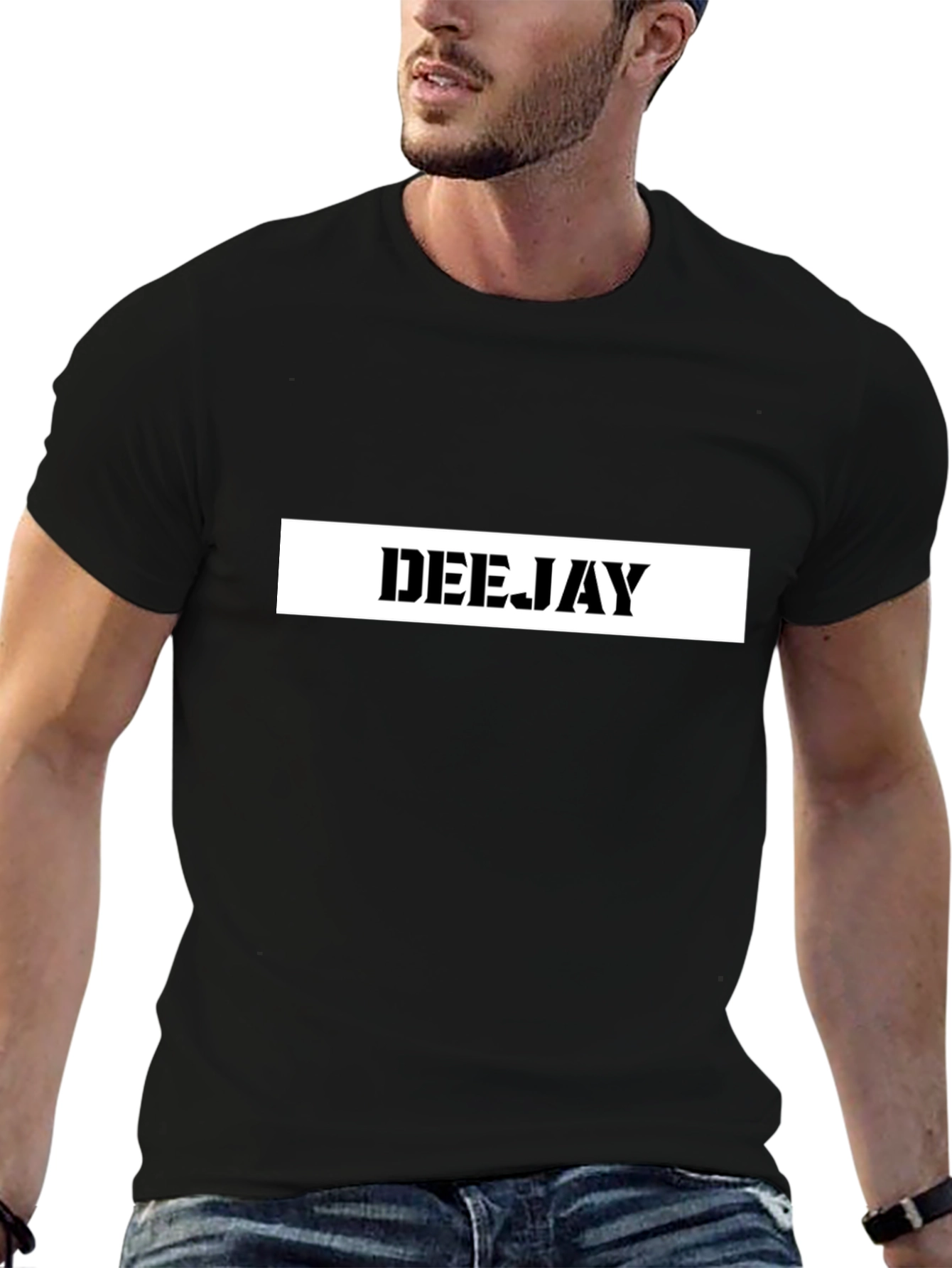 DEEJAY Black T-Shirt