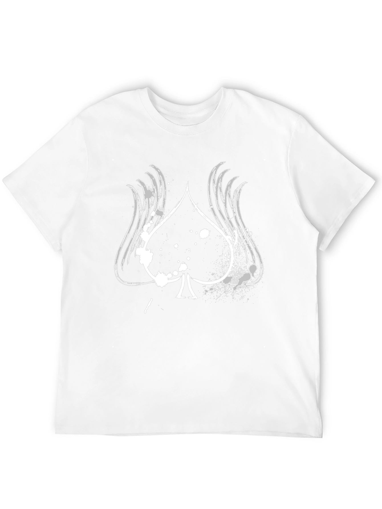 Spade Graphic Tee - Stylish Black Cotton Shirt