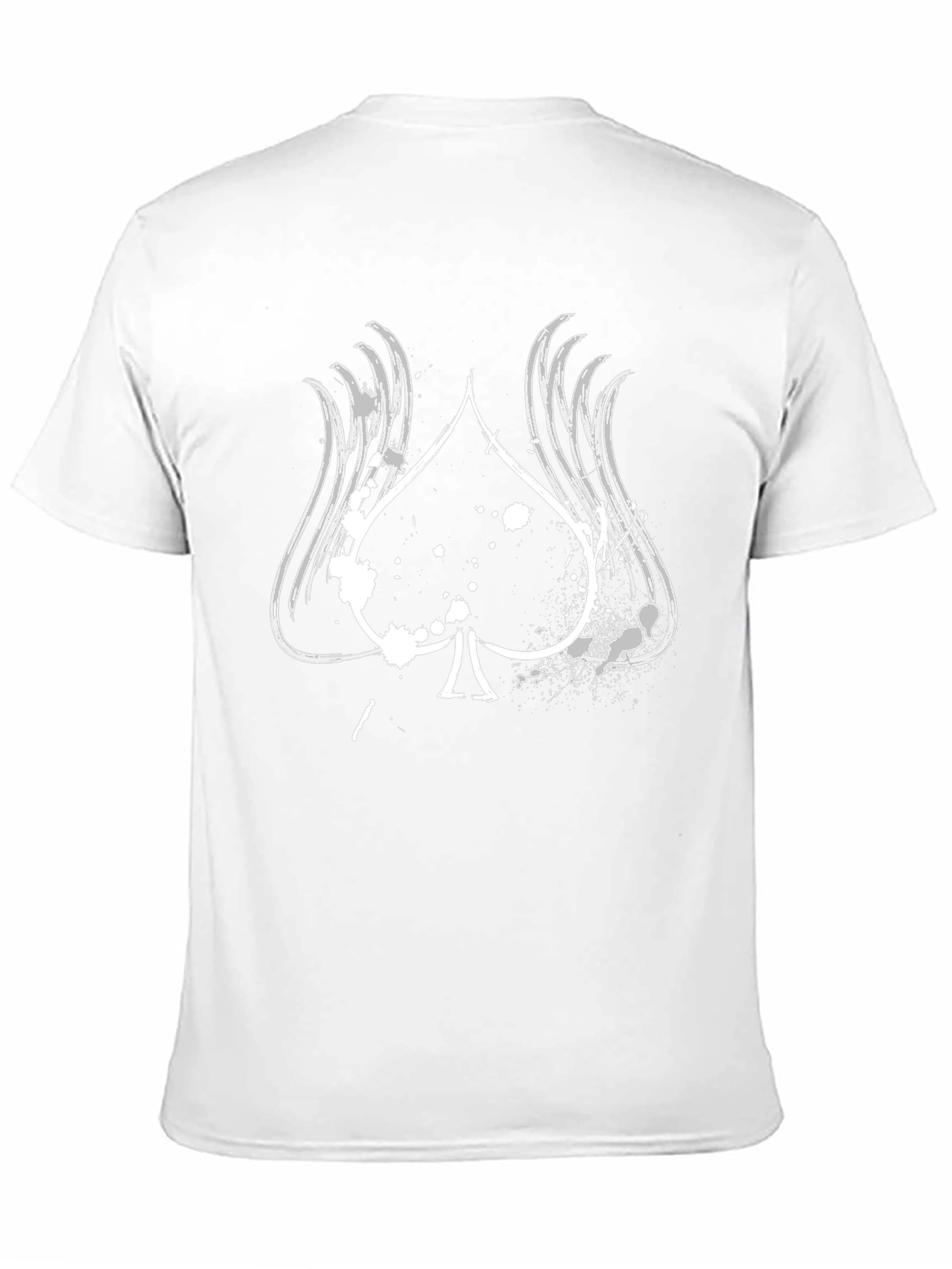 Spade Graphic Tee - Stylish Black Cotton Shirt