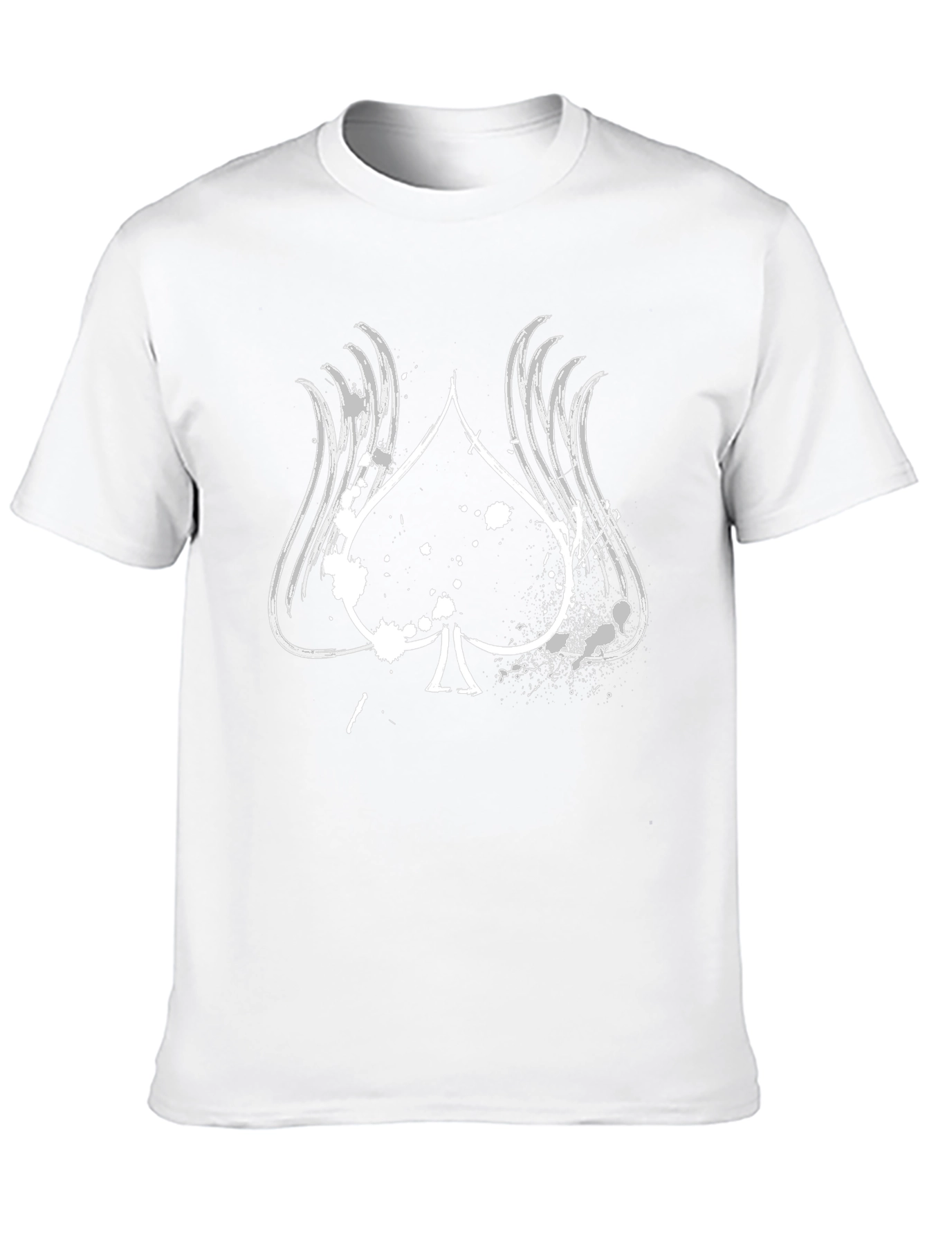 Spade Graphic Tee - Stylish Black Cotton Shirt