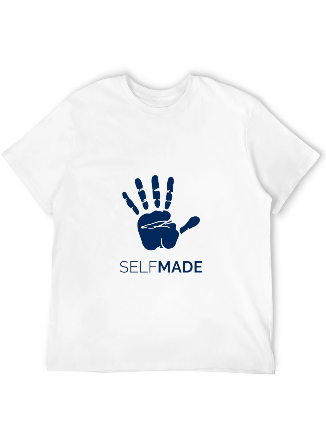 Selfmade Black T-Shirt with Hand Design