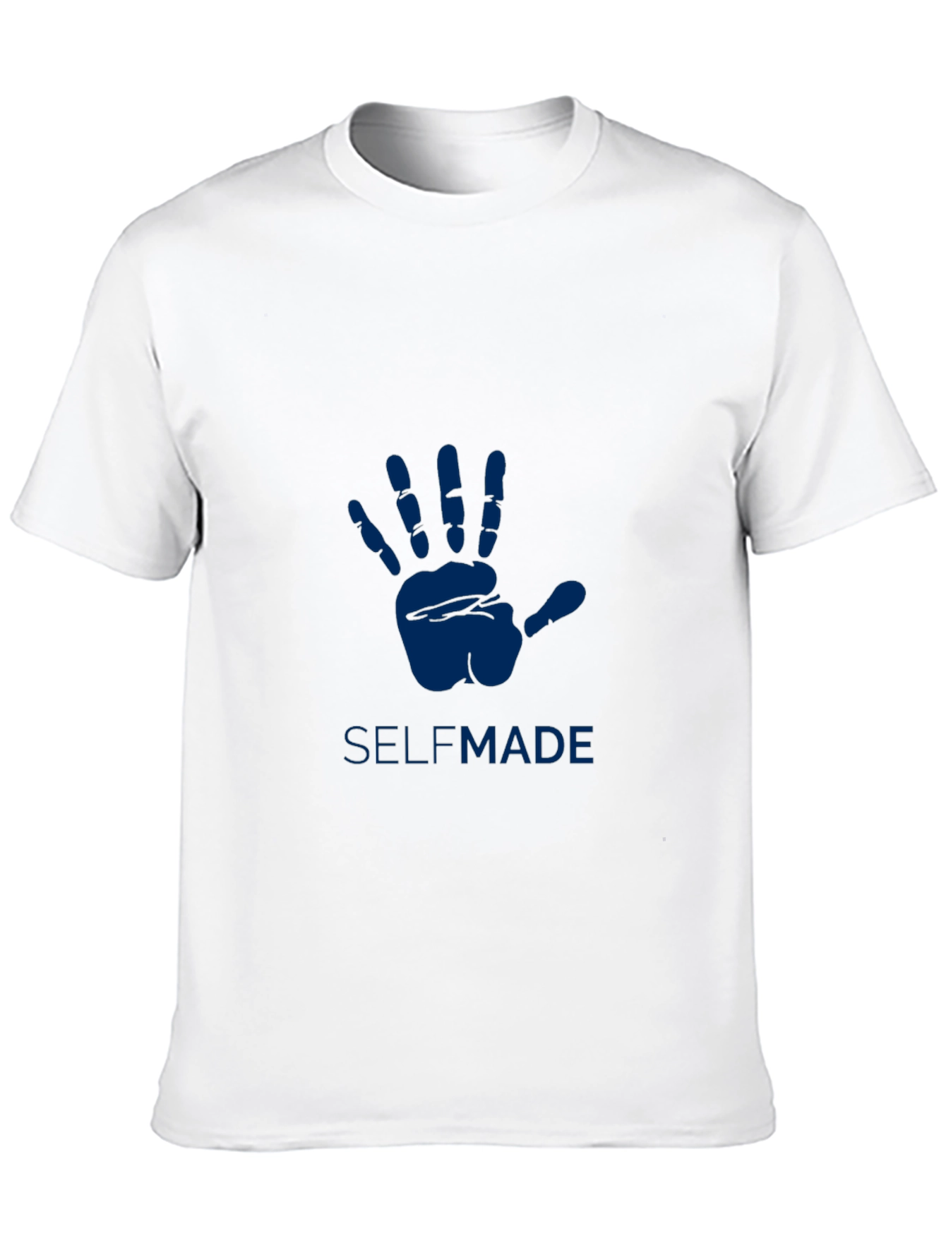 Selfmade Black T-Shirt with Hand Design