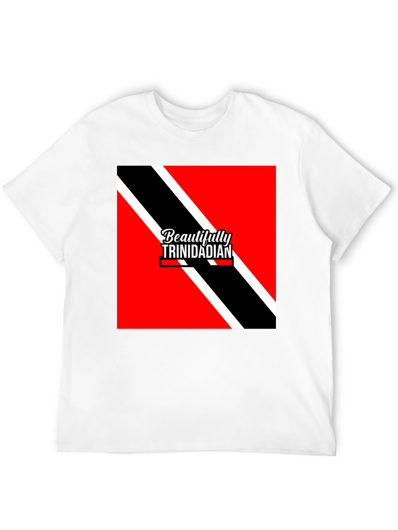 Beautifully Trinidadian Flag Graphic T-Shirt