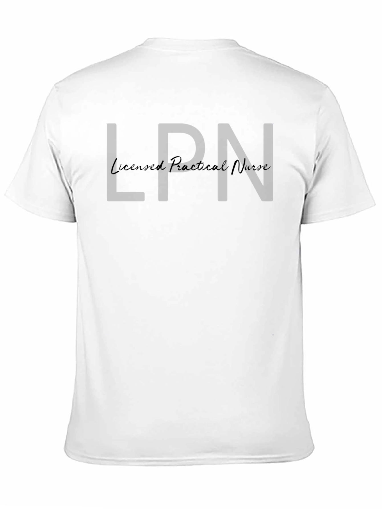 LPN Licensed Practical Nurse Black Tee
