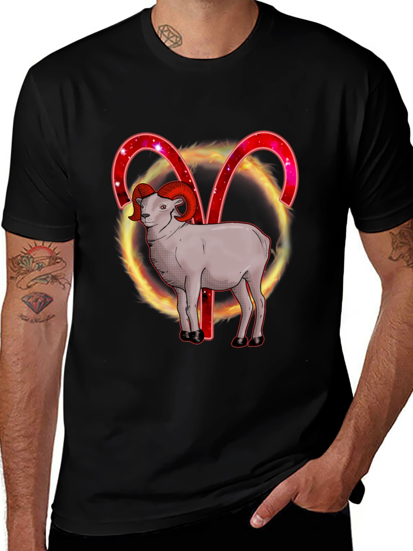Aries Zodiac Graphic T-Shirt