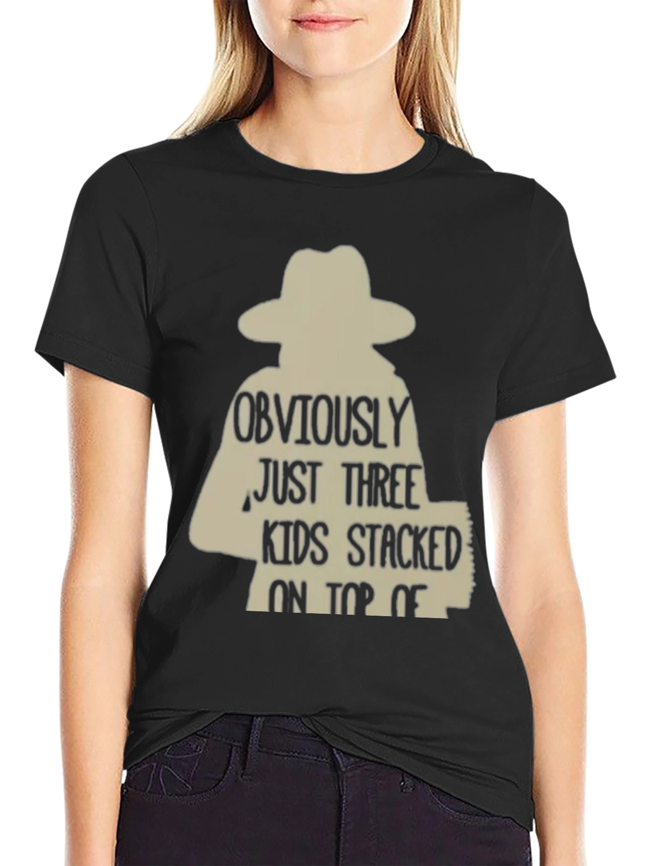 Obviously Three Kids T-Shirt