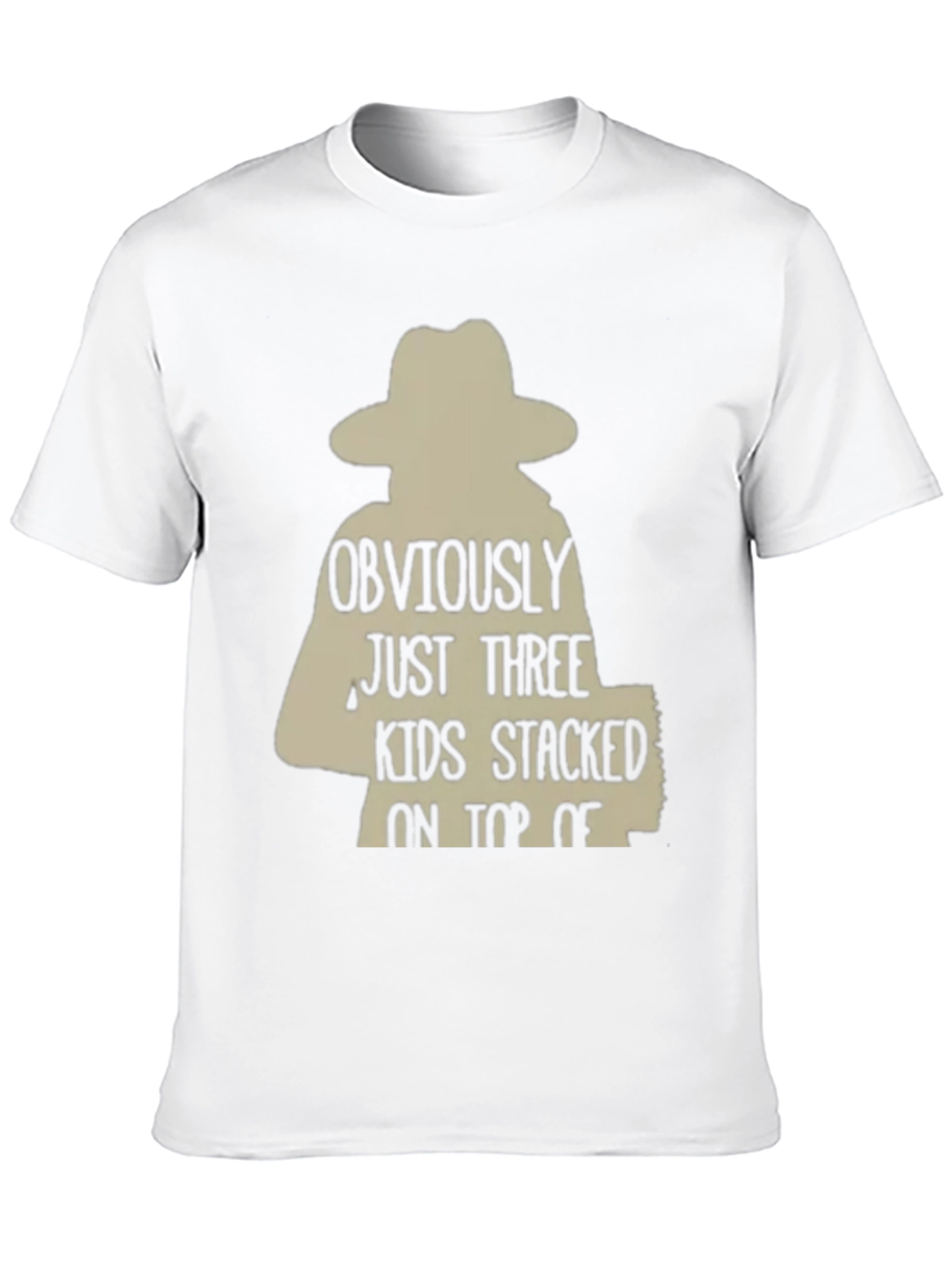 Obviously Three Kids T-Shirt