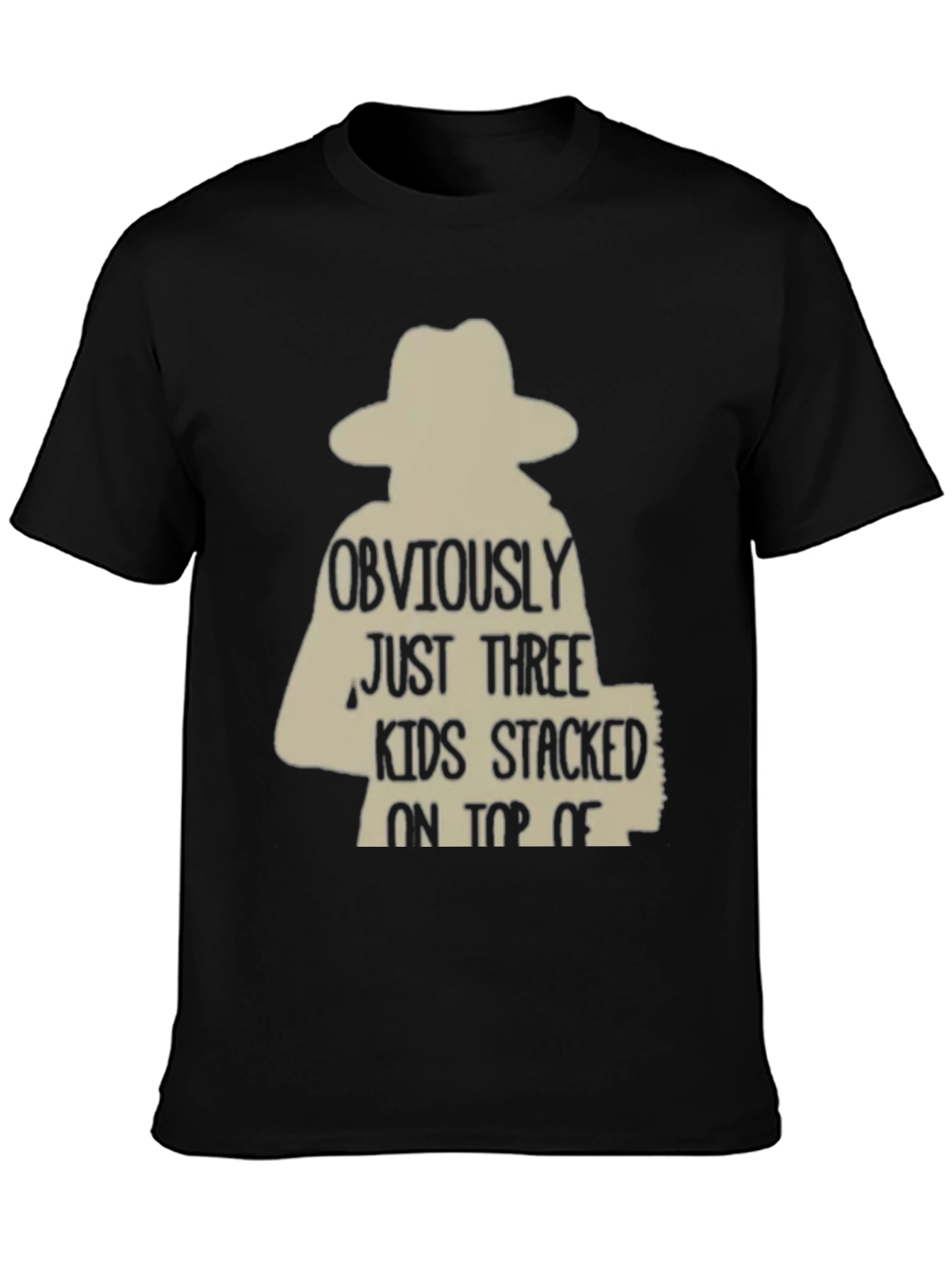 Obviously Three Kids T-Shirt