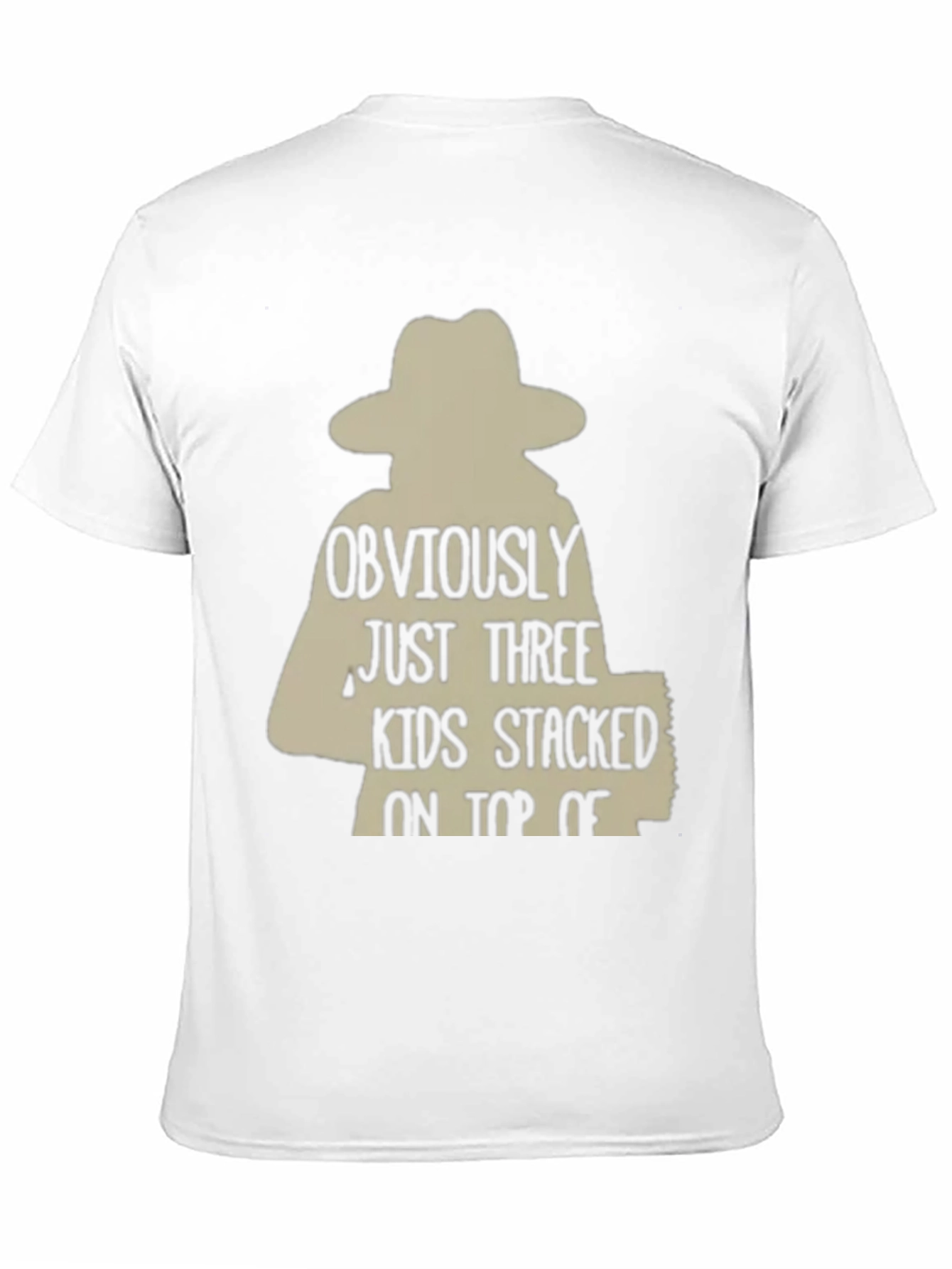 Obviously Three Kids T-Shirt