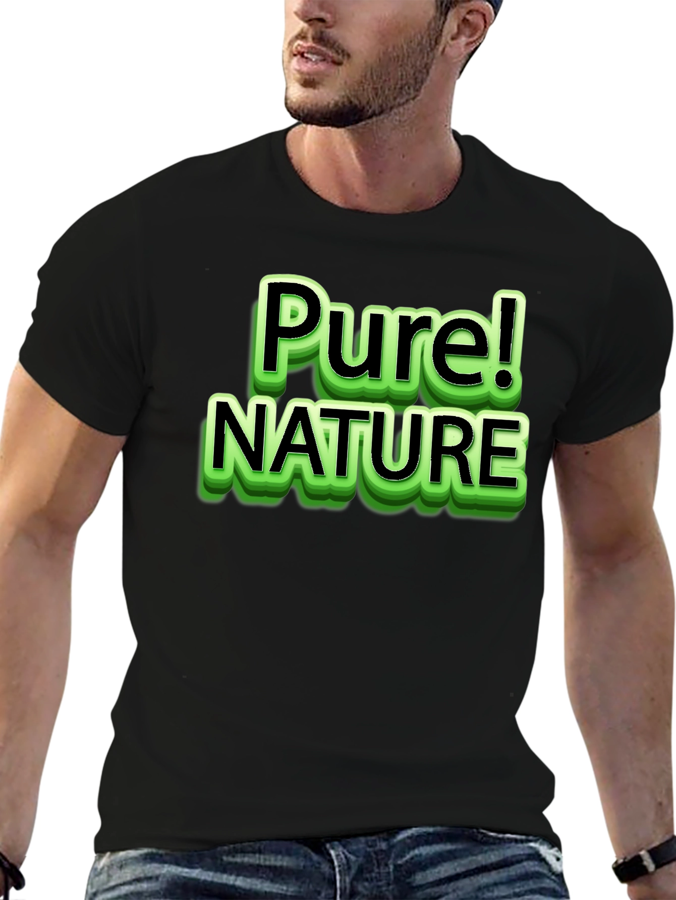 Pure Nature Black T-Shirt