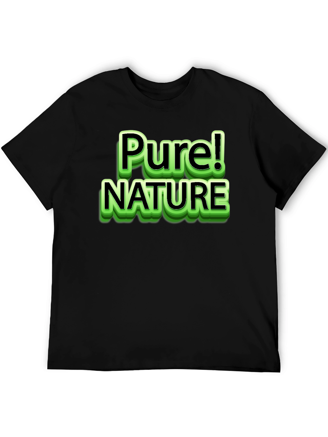 Pure Nature Black T-Shirt