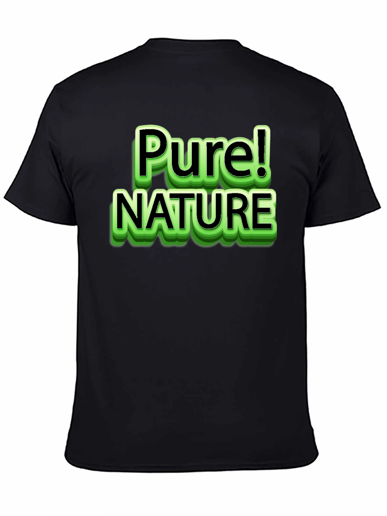 Pure Nature Black T-Shirt