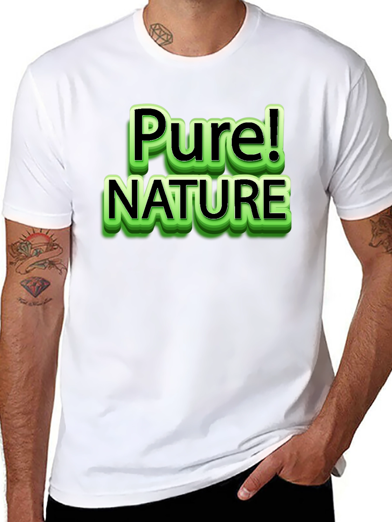 Pure Nature Black T-Shirt