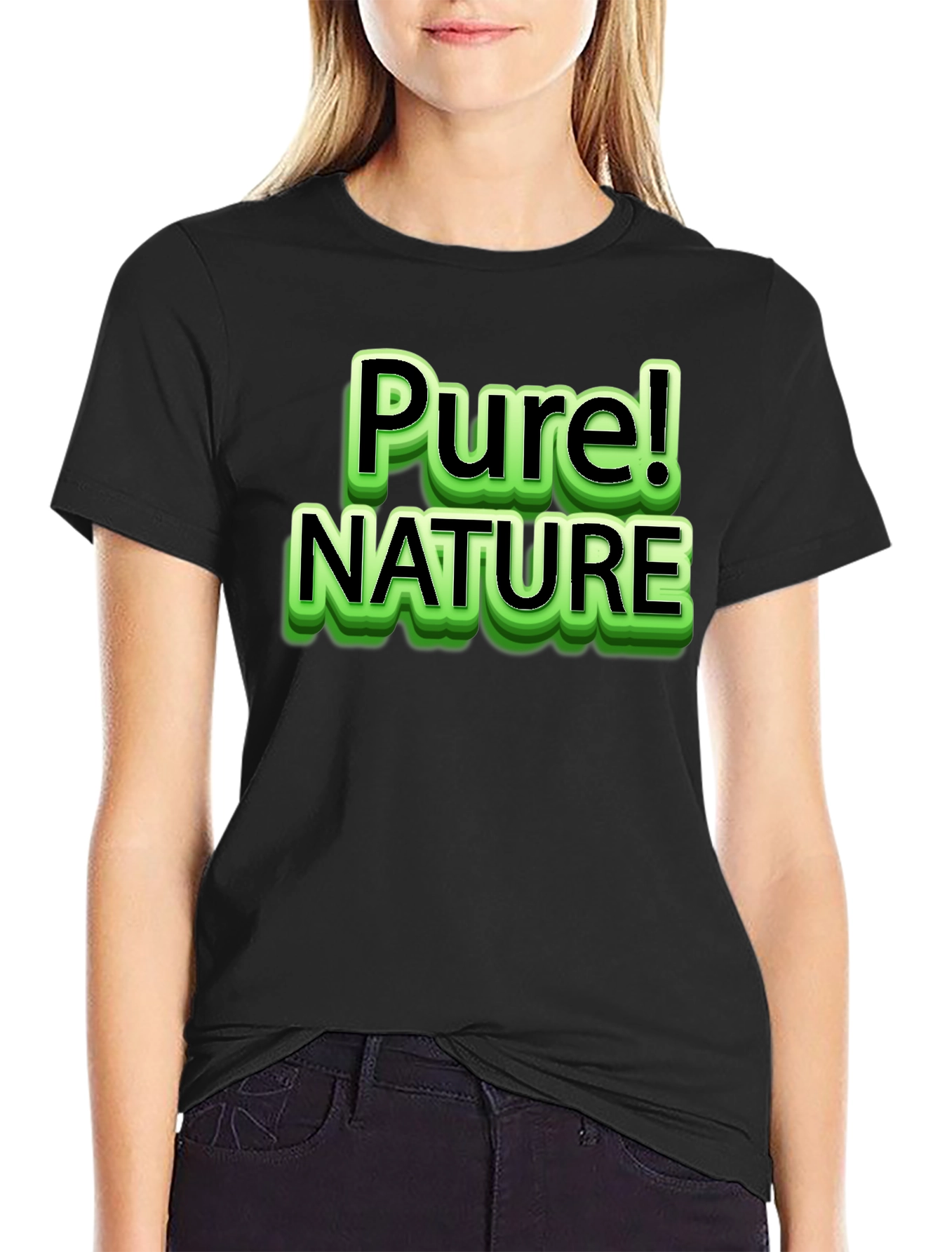 Pure Nature Black T-Shirt