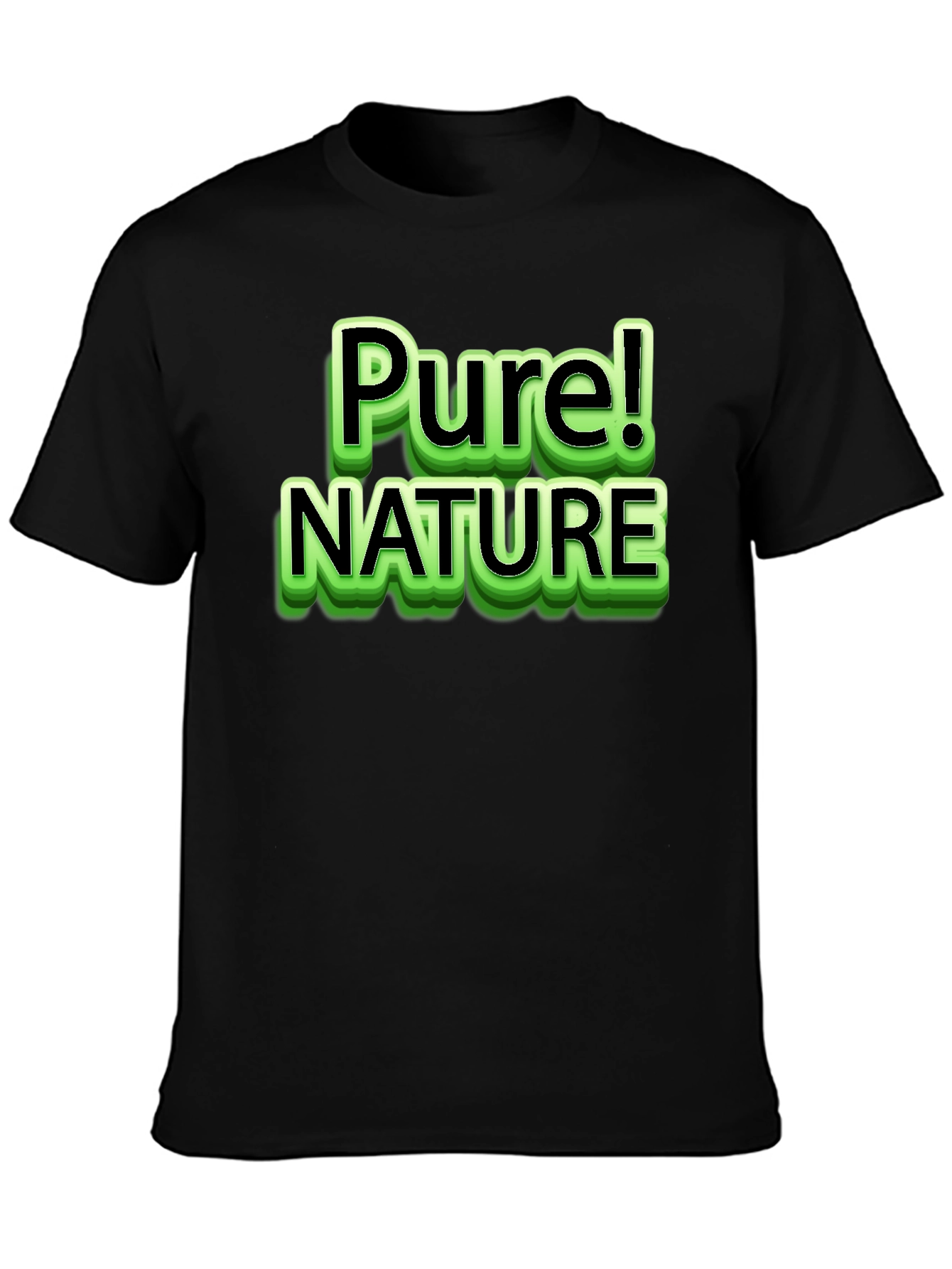 Pure Nature Black T-Shirt