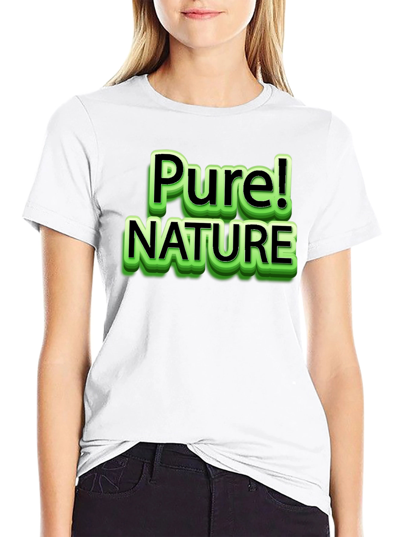 Pure Nature Black T-Shirt