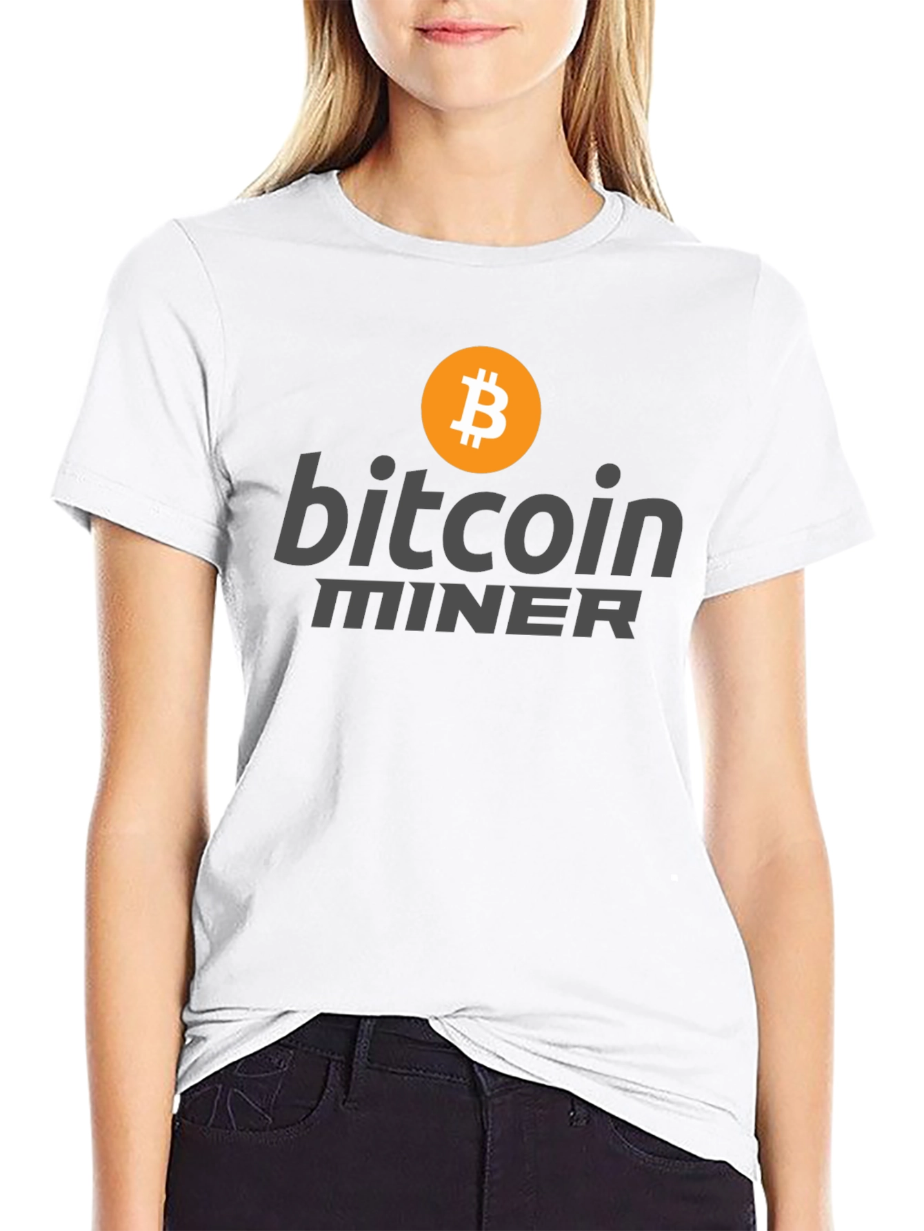 Bitcoin Miner Black T-Shirt - Crypto Currency Tee