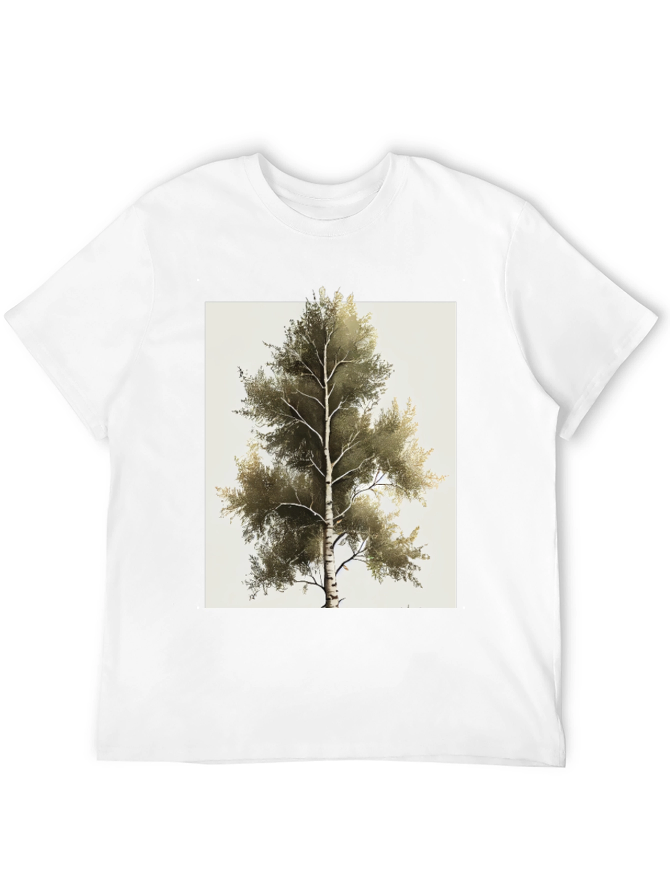 Birch Tree Graphic T-Shirt - Nature Inspired Tee
