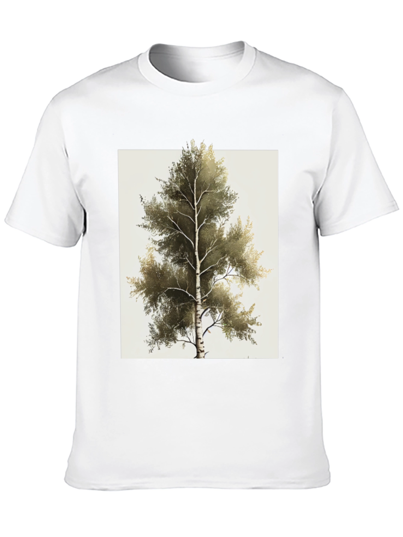 Birch Tree Graphic T-Shirt - Nature Inspired Tee