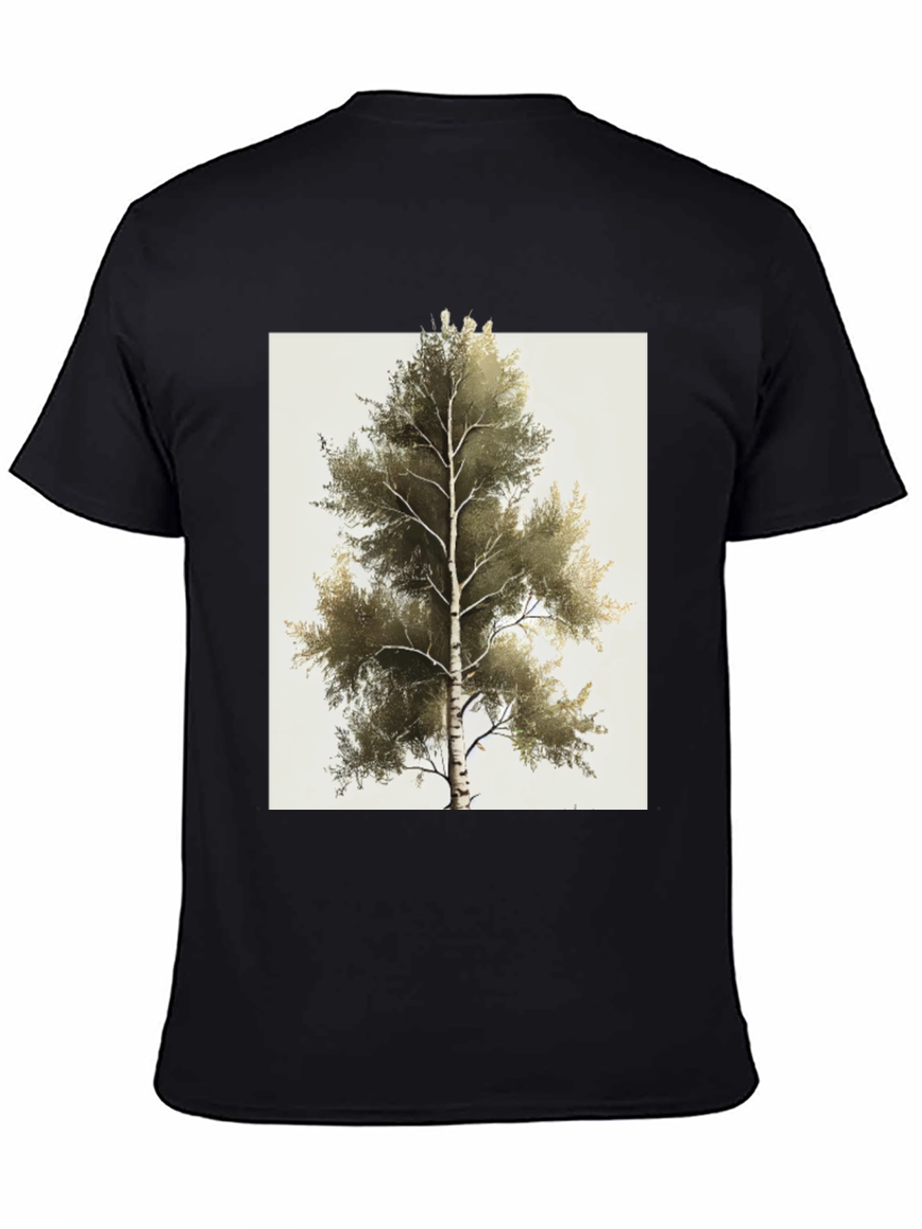 Birch Tree Graphic T-Shirt - Nature Inspired Tee