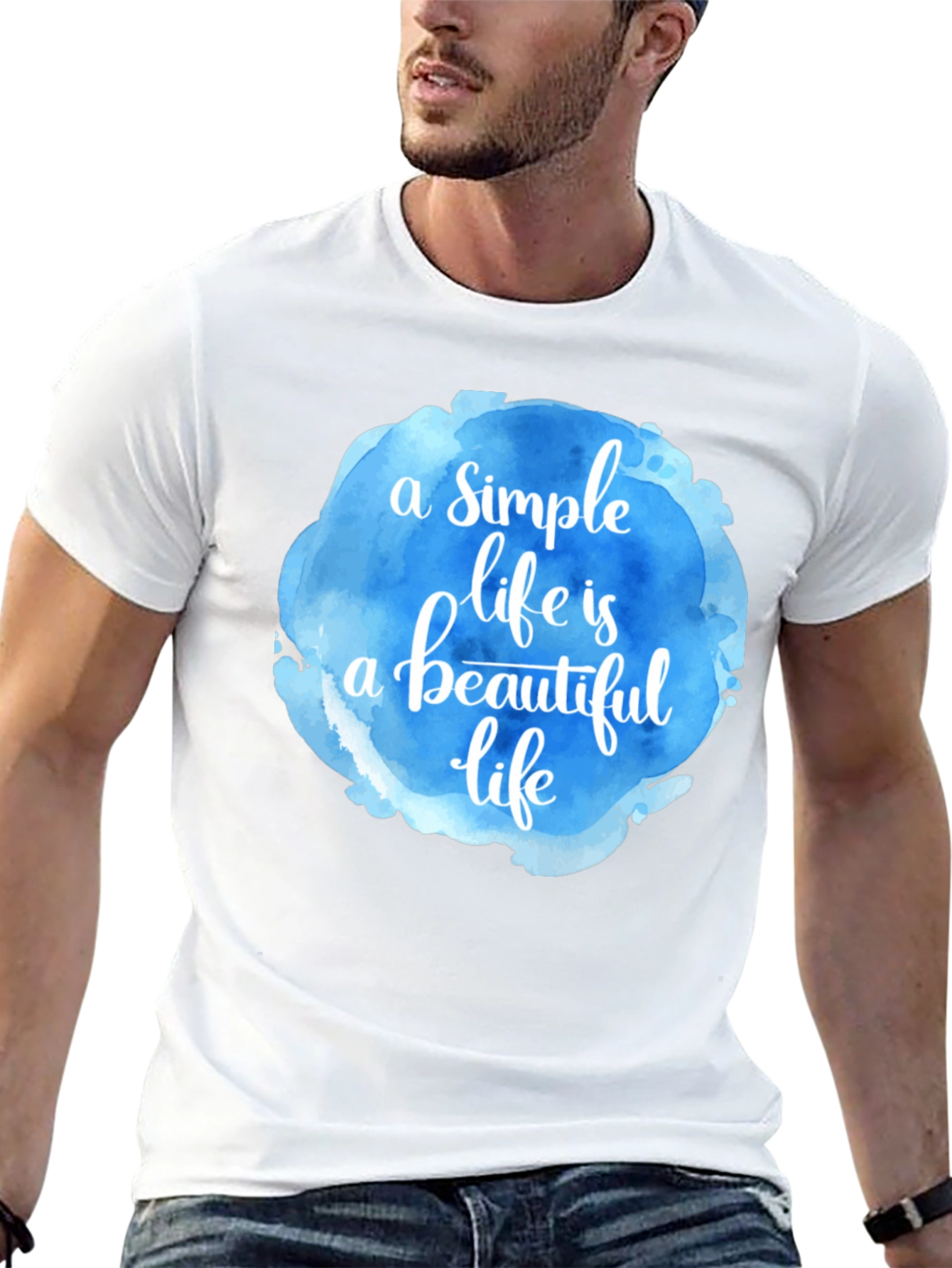 Simple Life Graphic Tee - Beautiful Life T-Shirt
