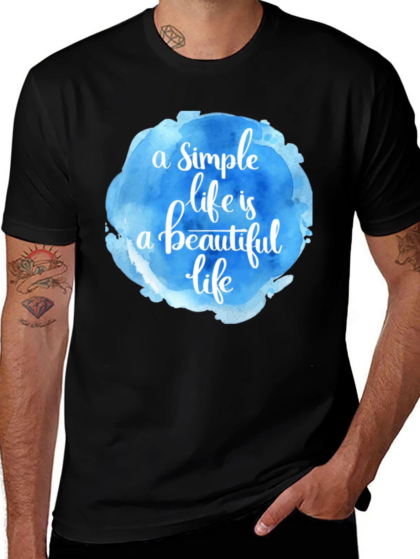 Simple Life Graphic Tee - Beautiful Life T-Shirt