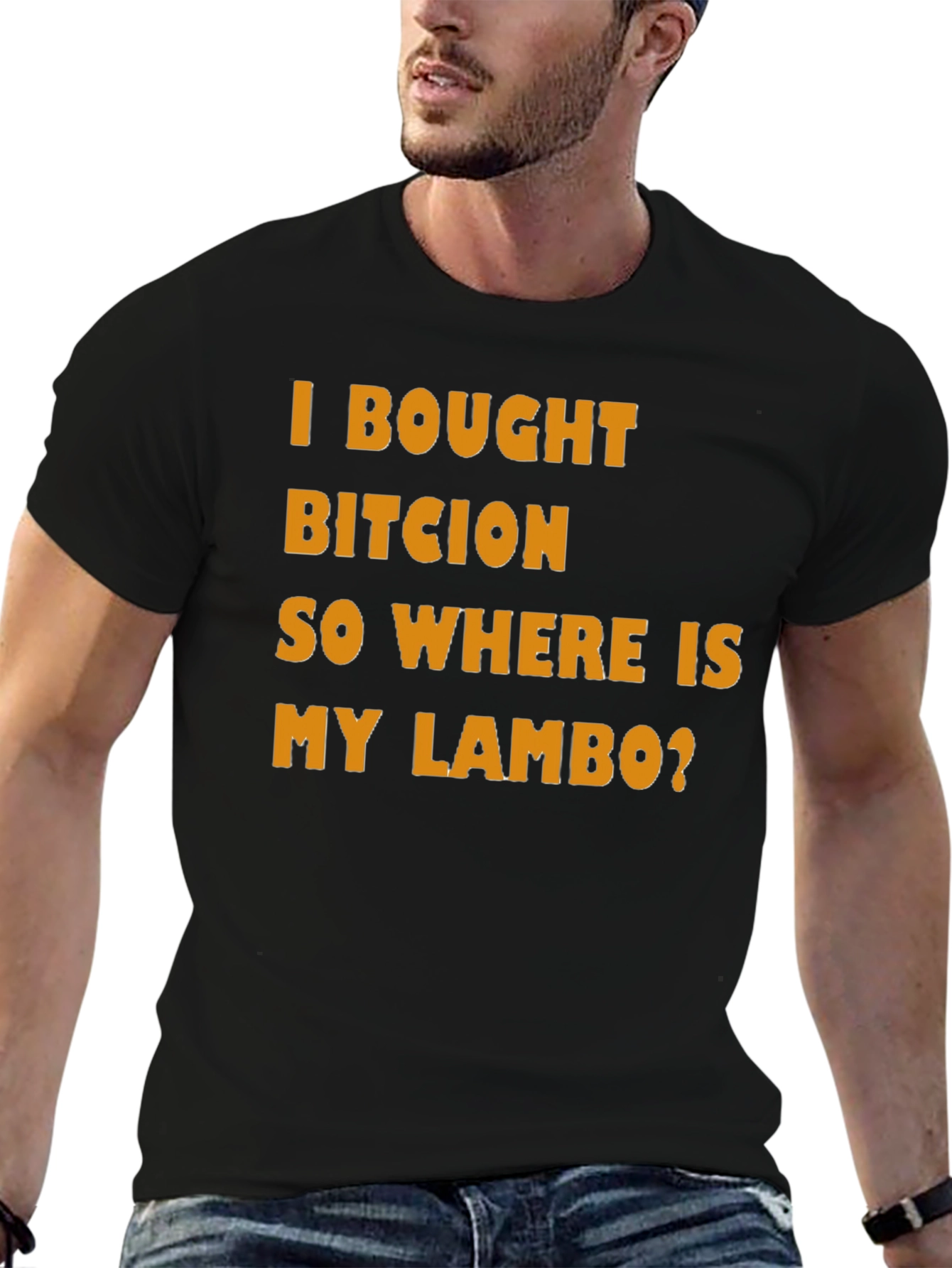 Bitcoin Lambo T-Shirt Crypto Investor Tee