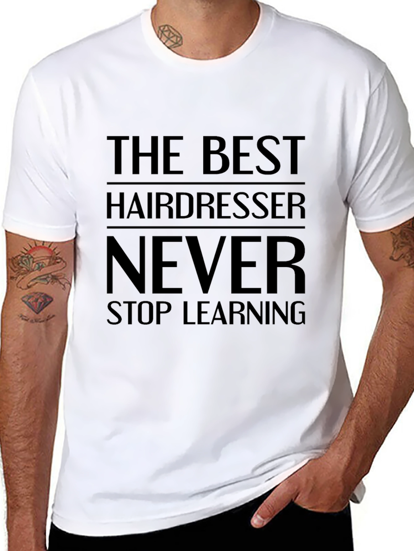 Hairdresser Never Stop Learning T-Shirt