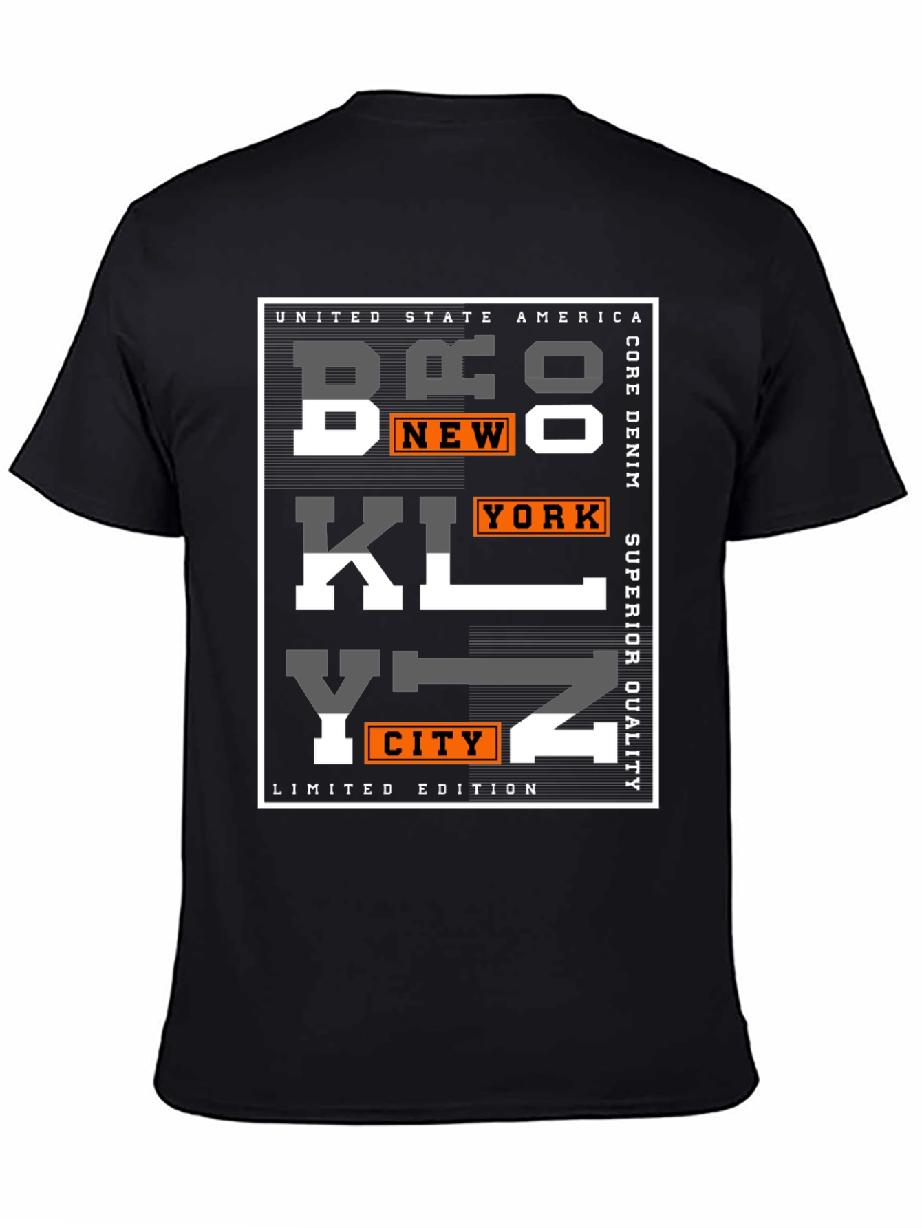 Brooklyn Graphic Print Mens T-Shirt