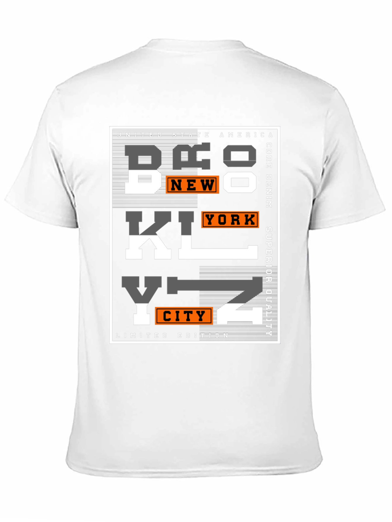 Brooklyn Graphic Print Mens T-Shirt