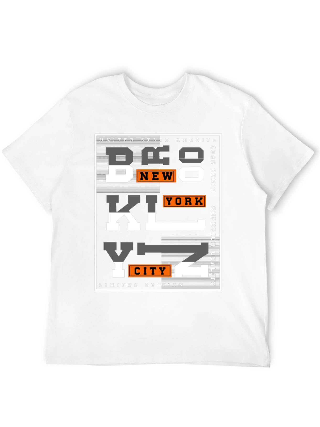 Brooklyn Graphic Print Mens T-Shirt