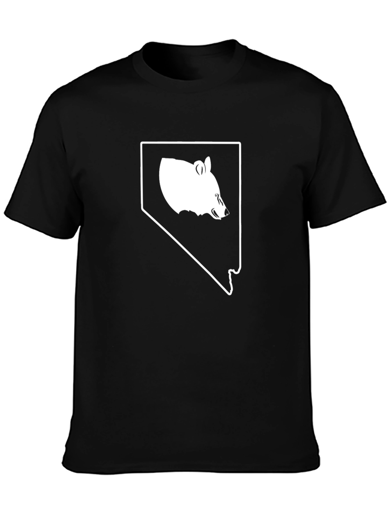 Nevada Bear State Outline Graphic Tee