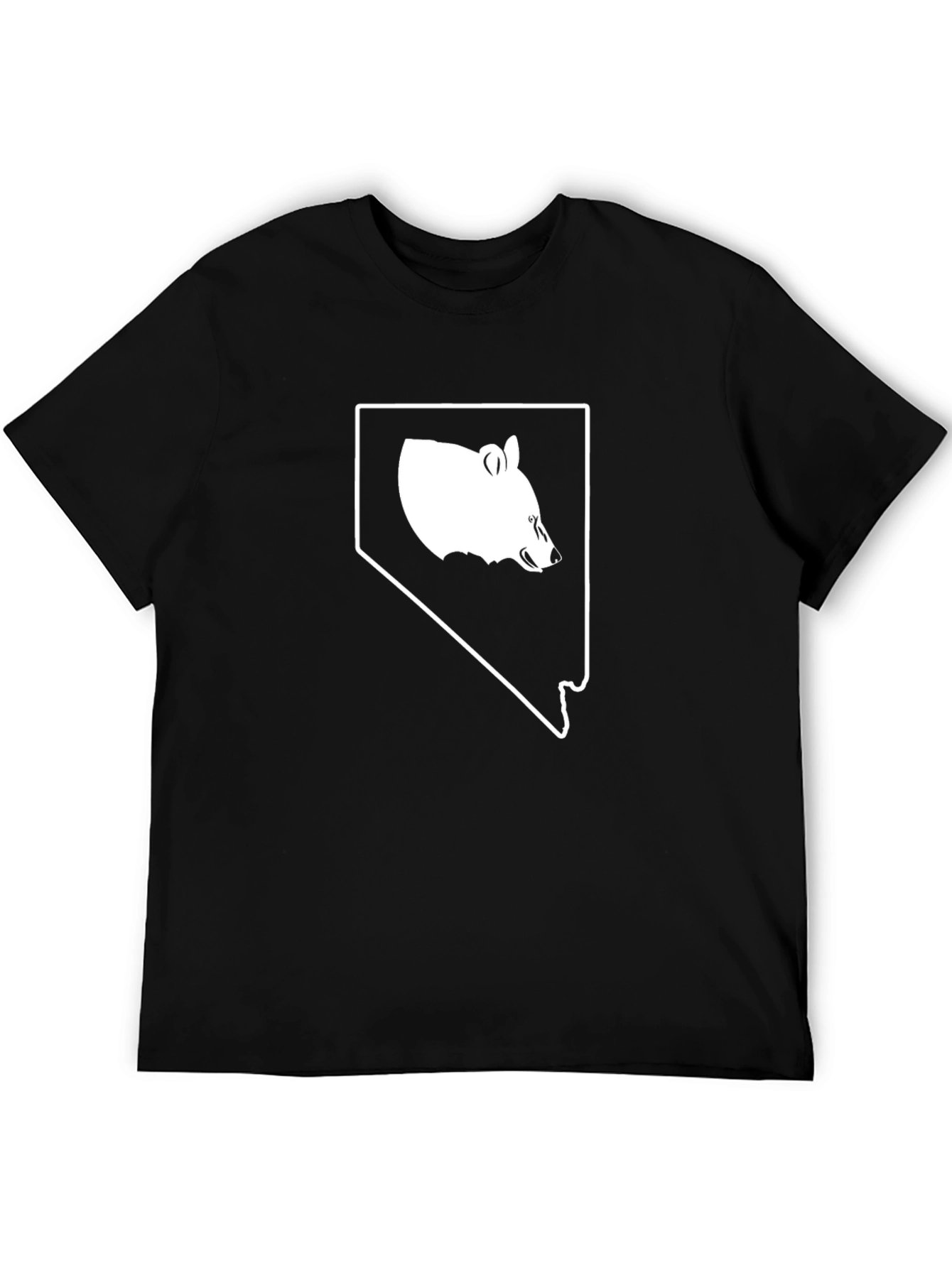 Nevada Bear State Outline Graphic Tee