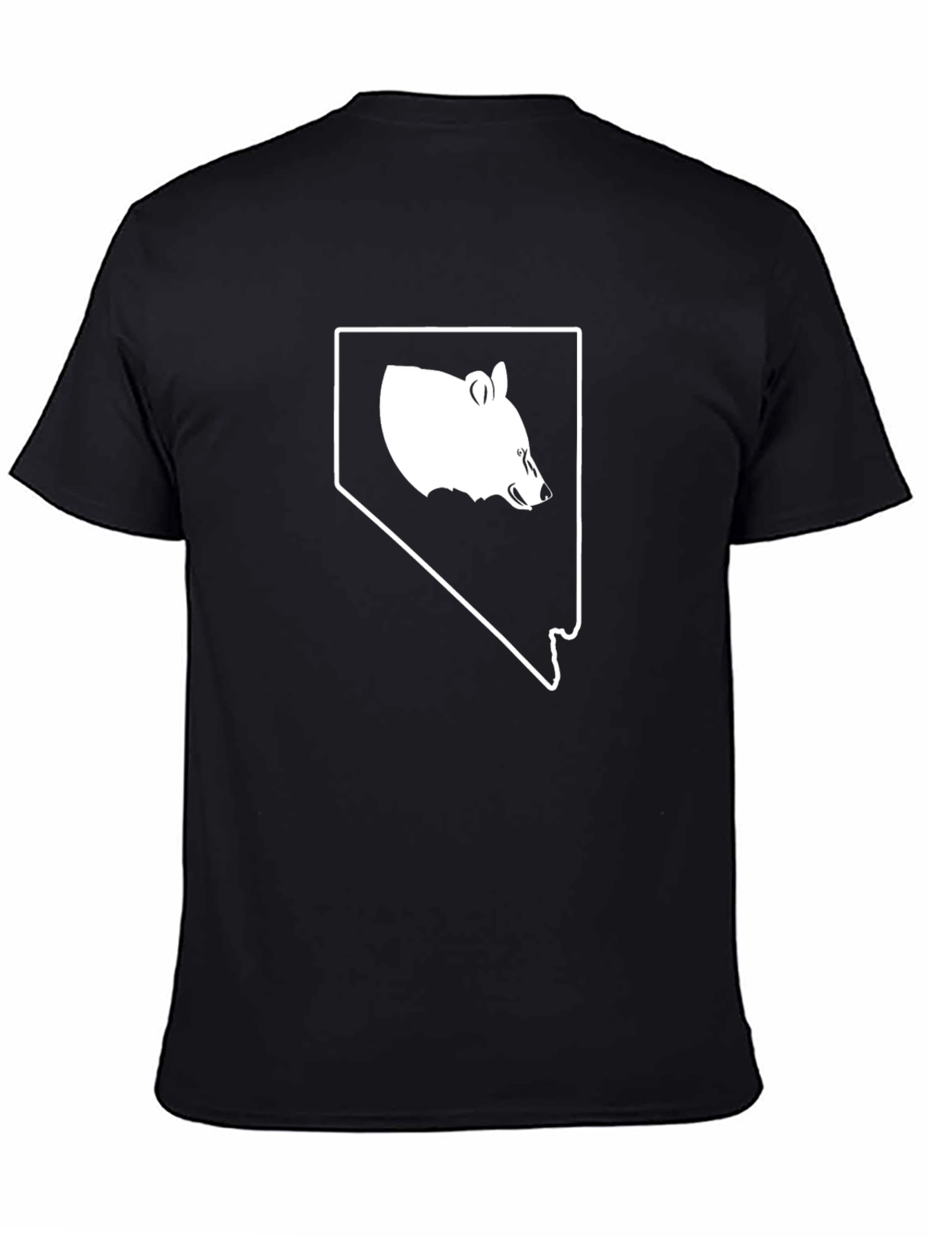 Nevada Bear State Outline Graphic Tee