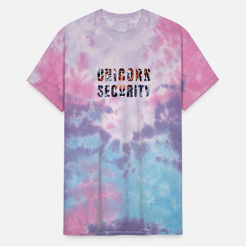 Unicorn Security T-Shirt Front Print Mens