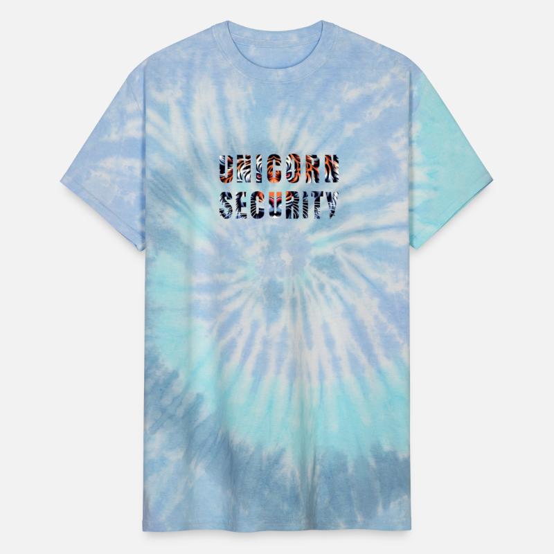 Unicorn Security T-Shirt Front Print Mens