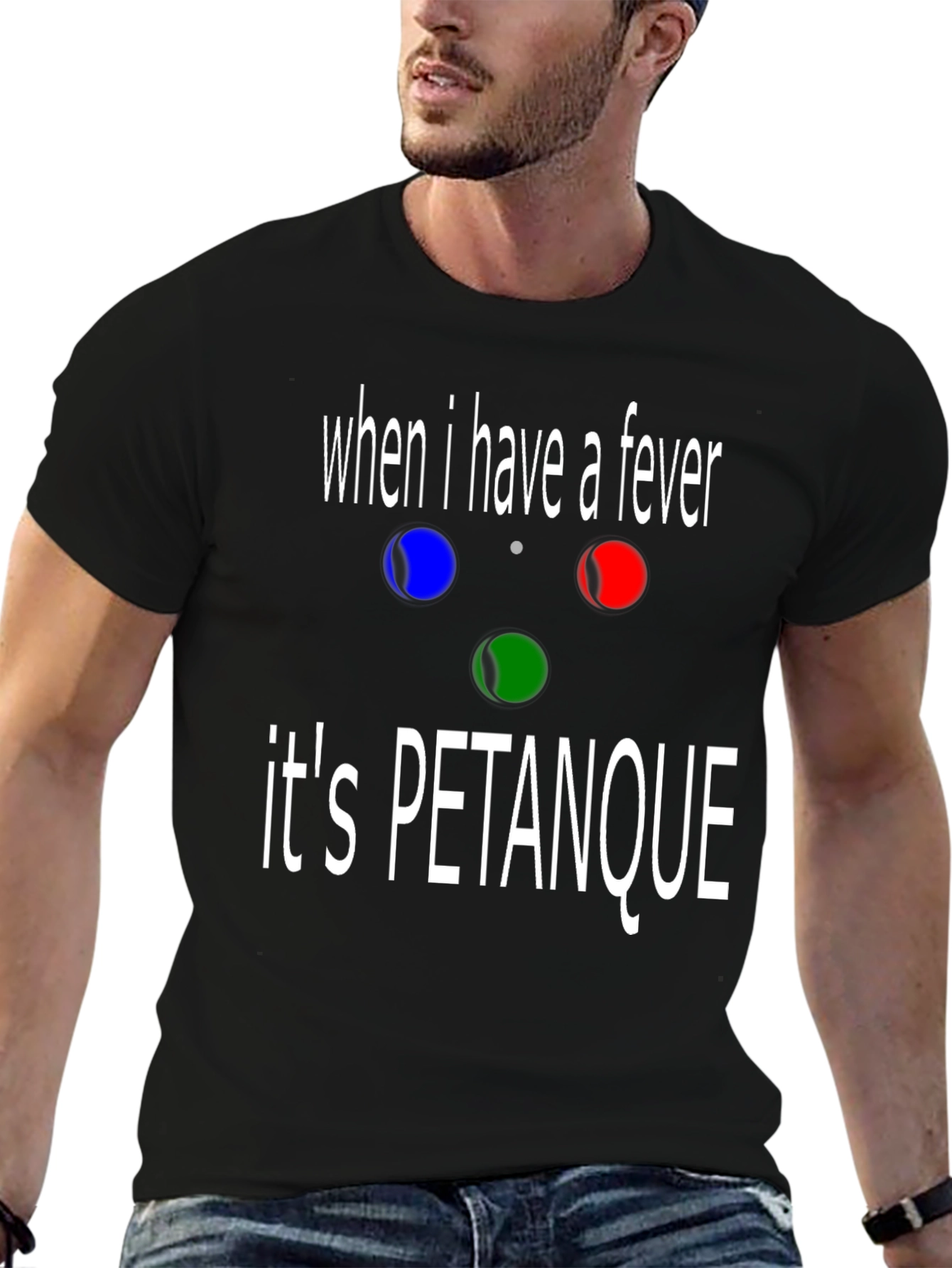 Petanque T-Shirt Fever Joke Tee
