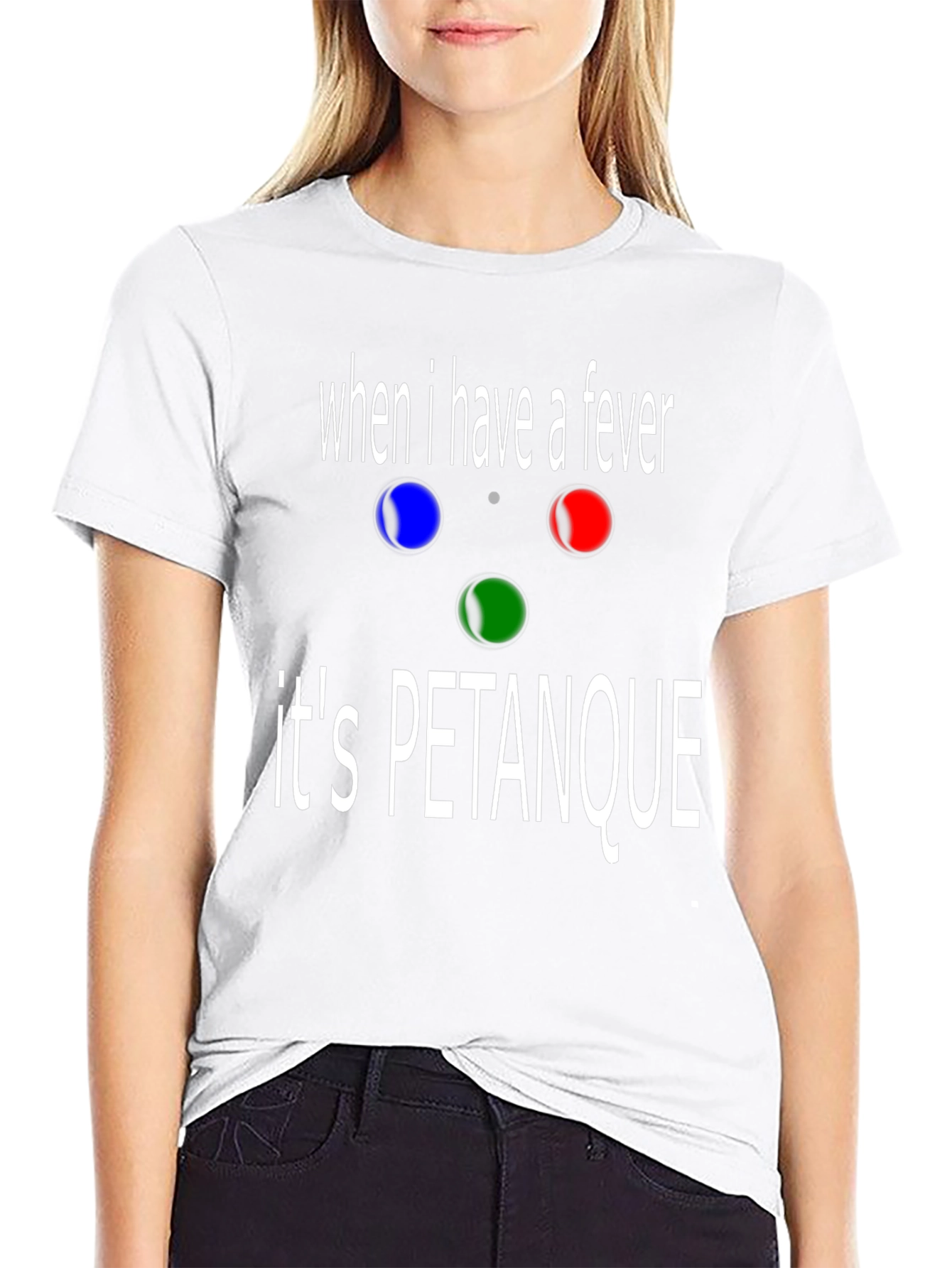 Petanque T-Shirt Fever Joke Tee