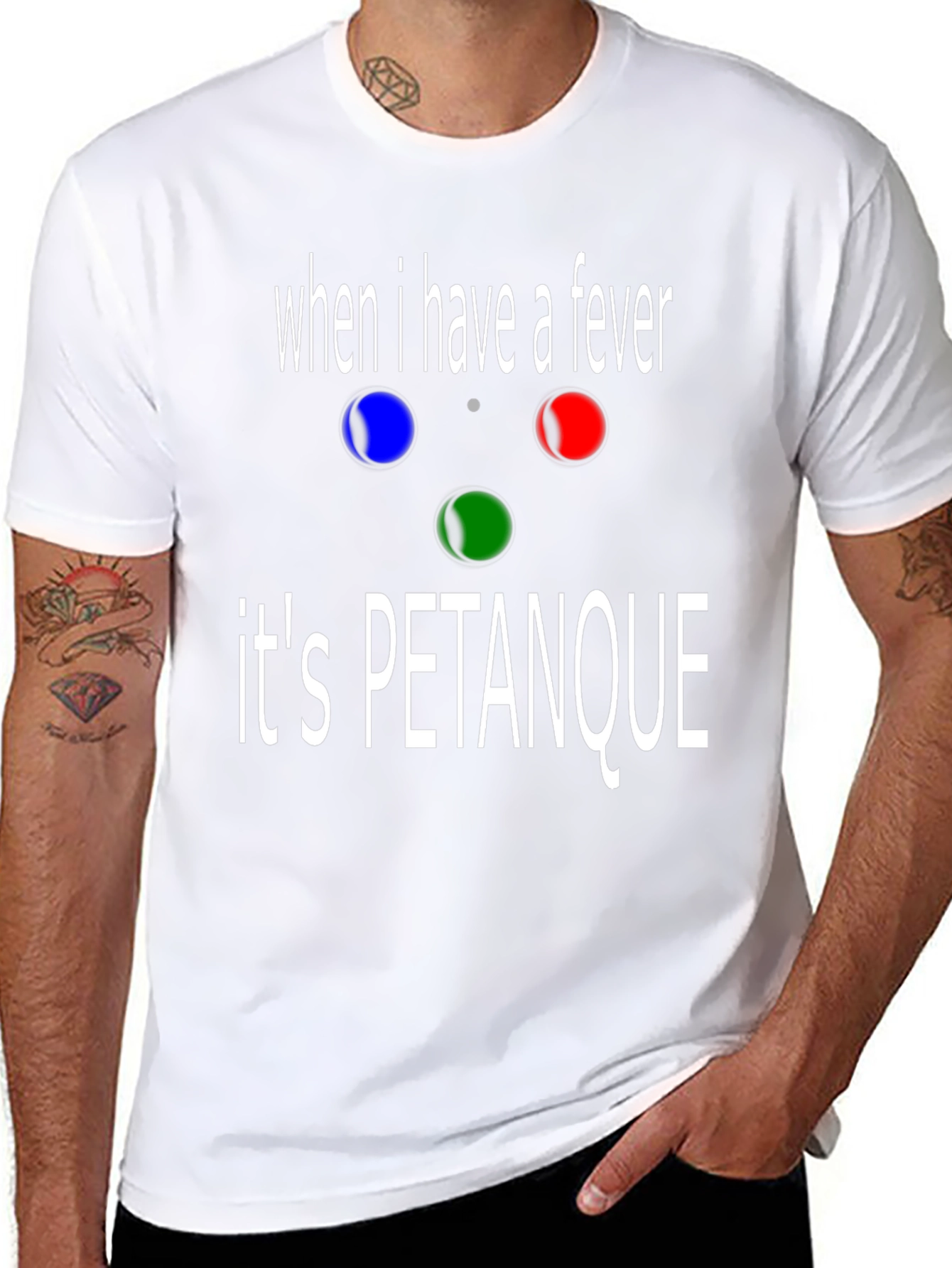 Petanque T-Shirt Fever Joke Tee