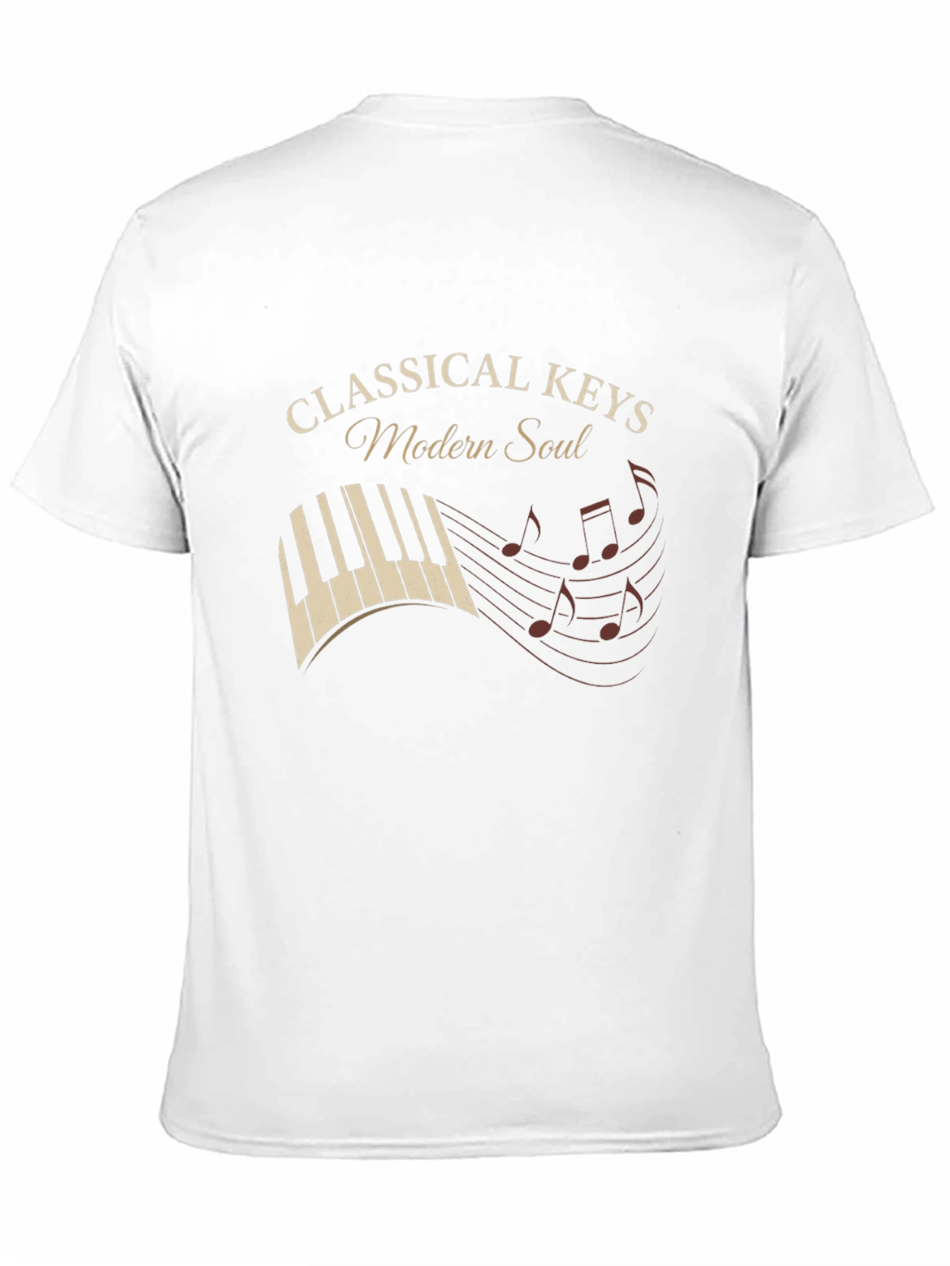 Classical Keys Modern Soul Black Graphic Tee