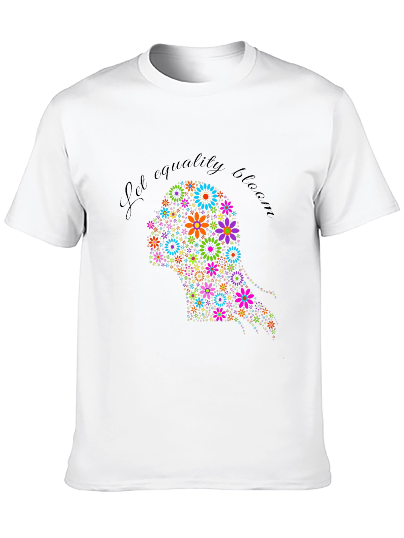 Equality Bloom Black Graphic Tee
