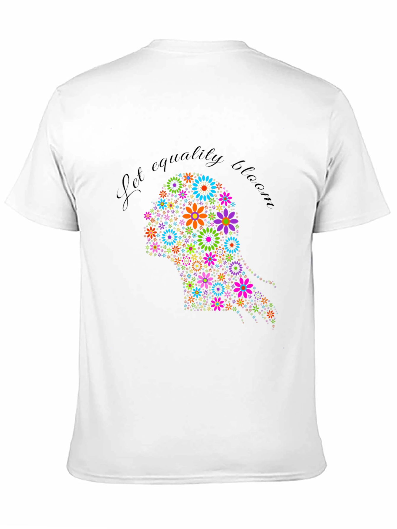 Equality Bloom Black Graphic Tee
