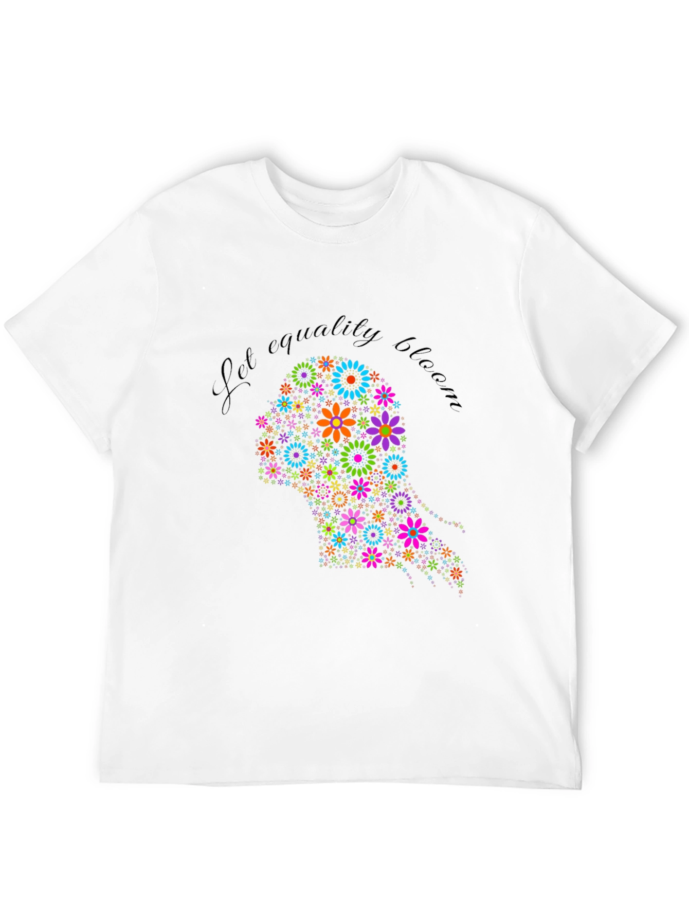 Equality Bloom Black Graphic Tee
