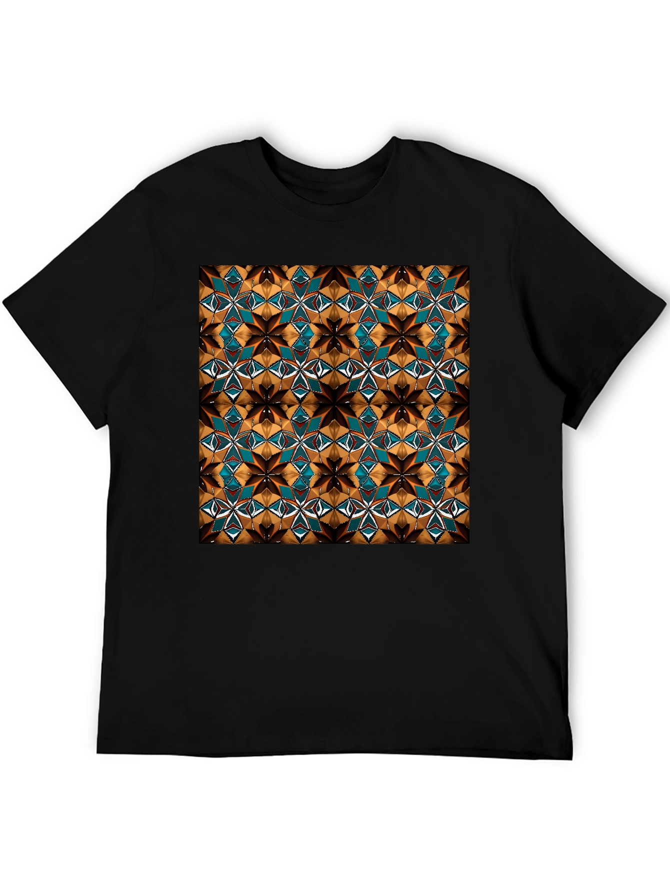 Geometric Pattern Tee - Unique Style Premium Comfort
