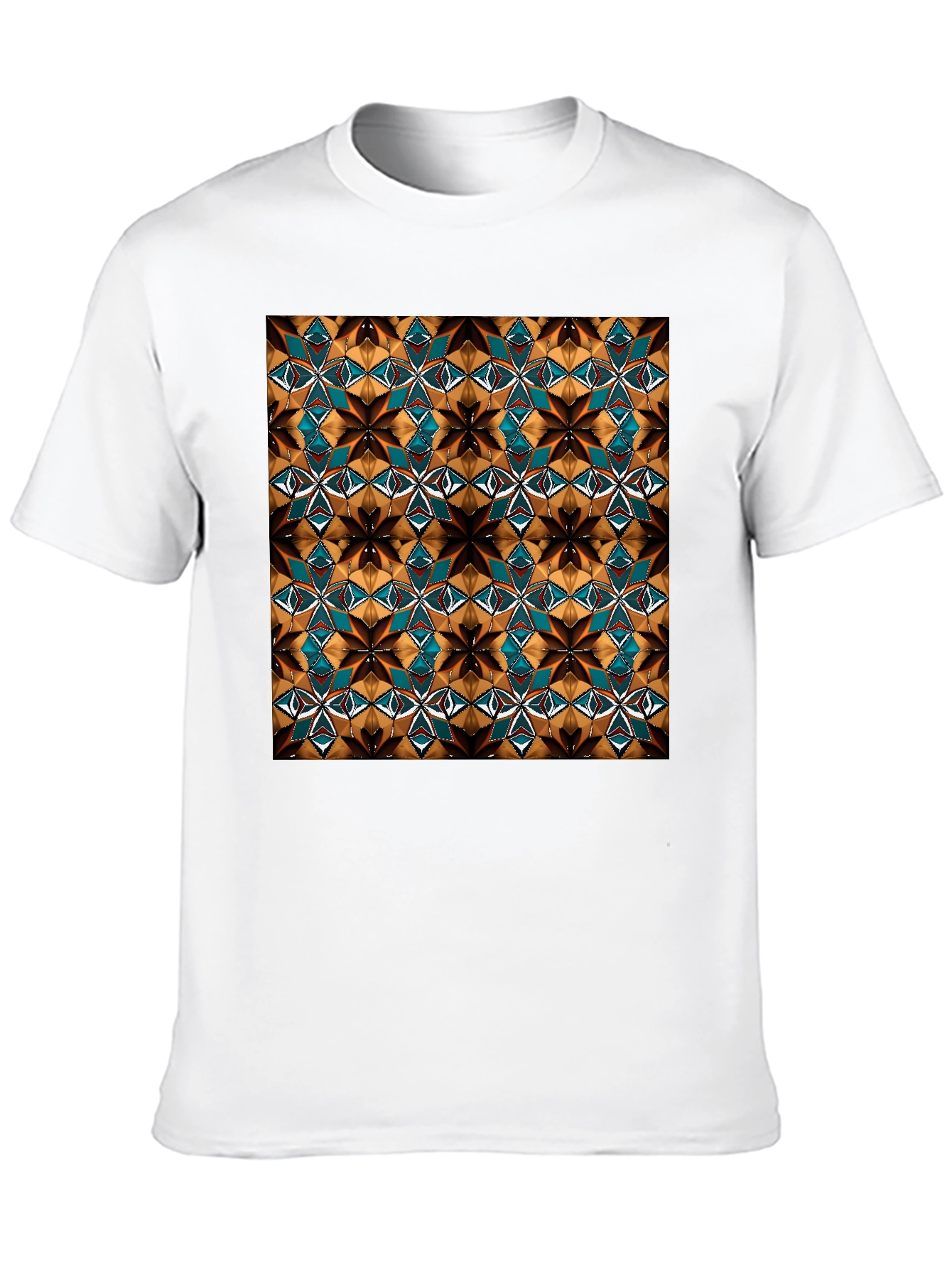 Geometric Pattern Tee - Unique Style Premium Comfort