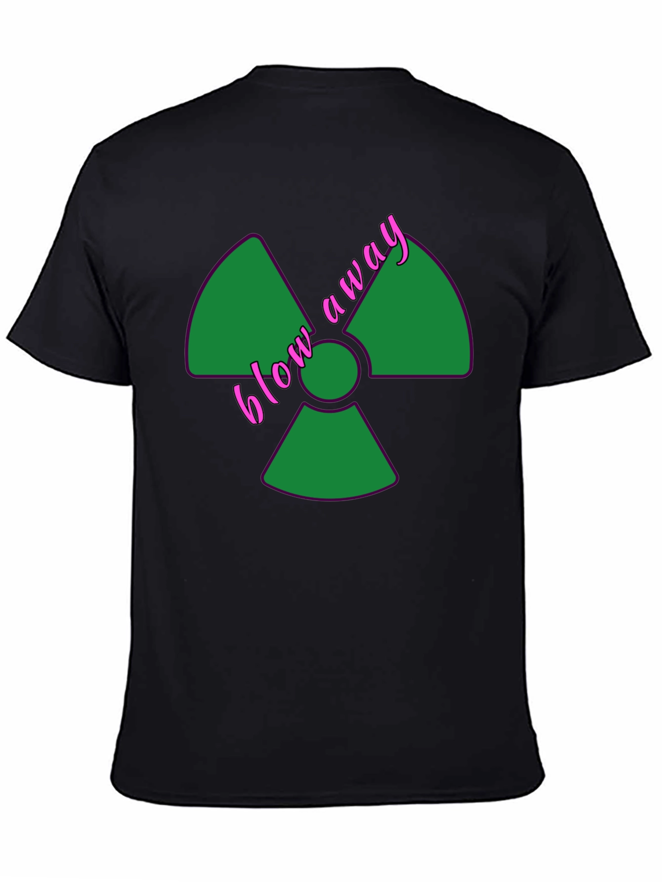 Blow Away Radiation Symbol Graphic T-Shirt