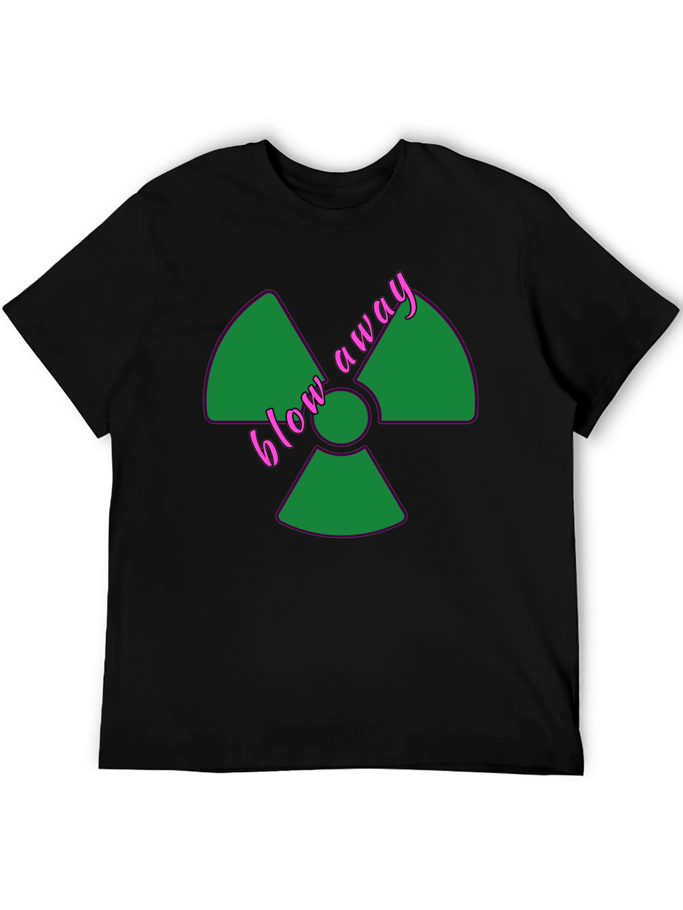 Blow Away Radiation Symbol Graphic T-Shirt