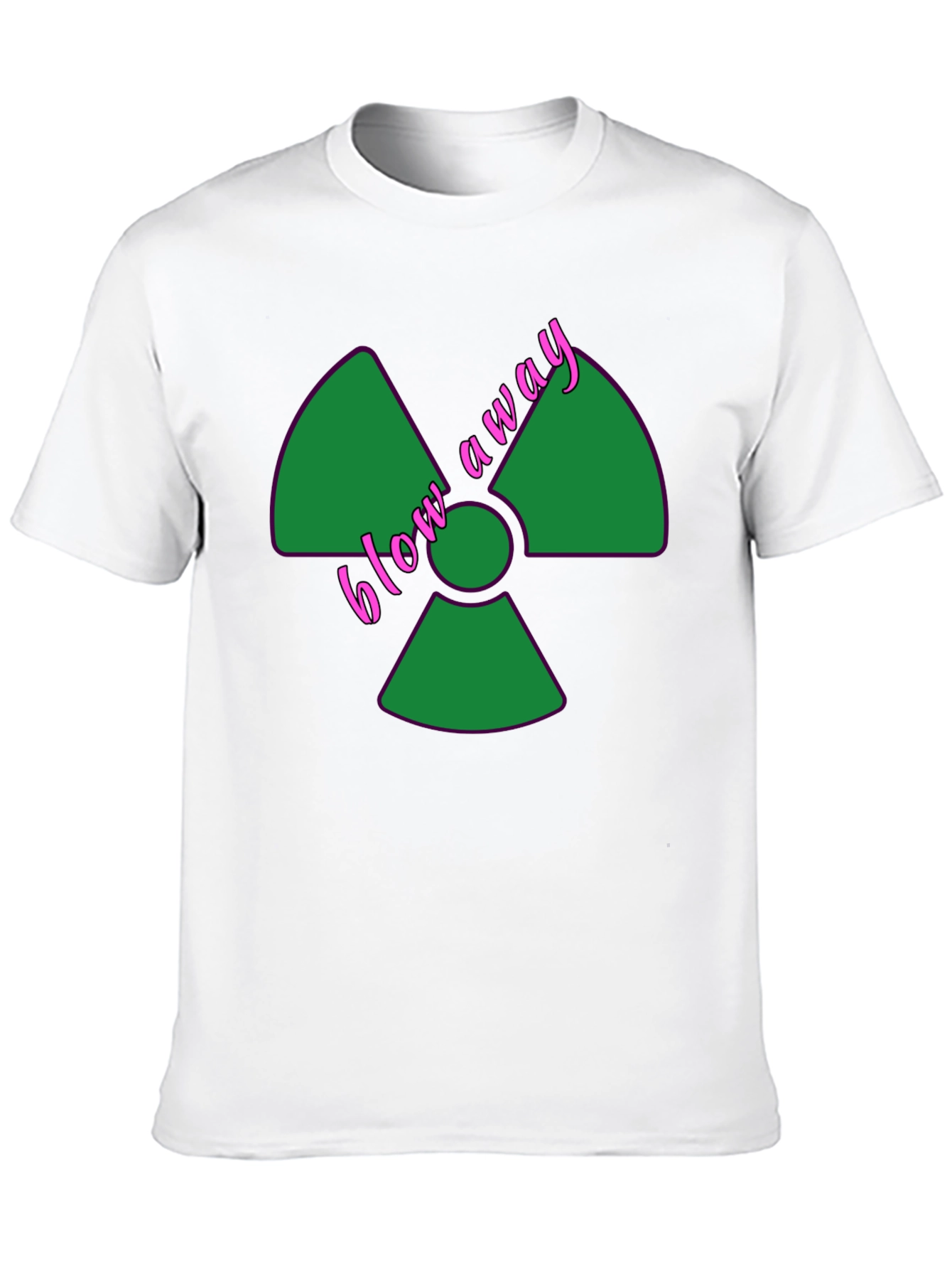 Blow Away Radiation Symbol Graphic T-Shirt